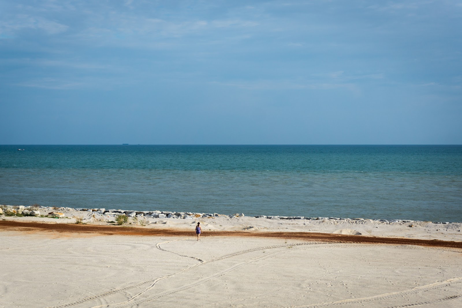 Klebang Beach的照片 带有宽敞的海岸