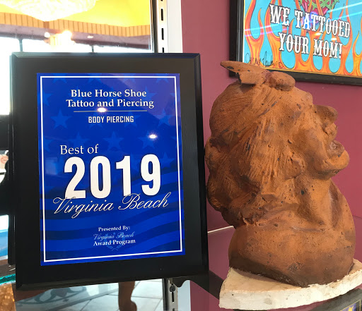 Body Piercing Shop «Blue Horse Shoe Tattoo and Piercing», reviews and photos, 3513 Virginia Beach Blvd, Virginia Beach, VA 23452, USA