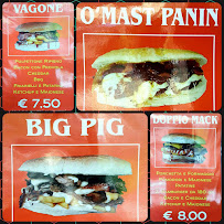 Menu du Mr Claudio Paninoteca à San Giorgio a Cremano