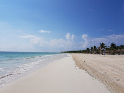 Photo de Plage de Maroma avec rivage droit, long