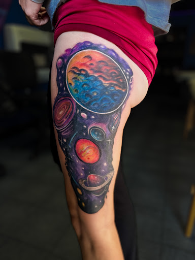Explore artillery tattoo ideas, creative tattoo ideas in West Union, available at Status Tattoo