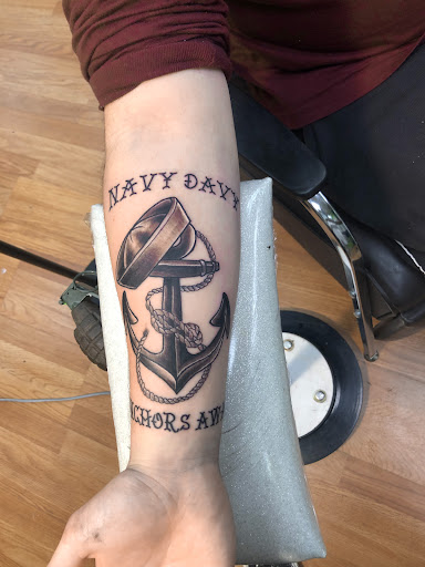 Explore dog groomer tattoo ideas, creative tattoo ideas in Oregon City, available at Lucky Supreme Tattoo