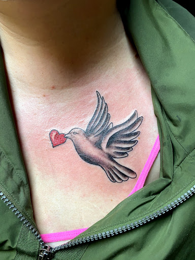 Explore patchwork tattoos ideas, creative tattoo ideas in Warner Robins, available at Untold Pain Tattoo Studio