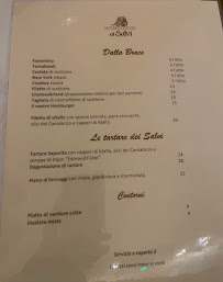 Menu / carte de Trattoria Ai Salvi à Verona