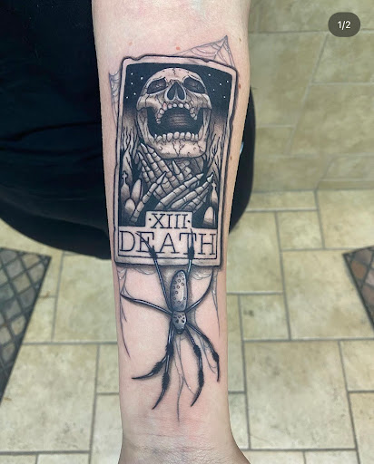 Explore memorial dog tattoo ideas, creative tattoo ideas in Myrtle Beach, available at Dr Ink Tattoo