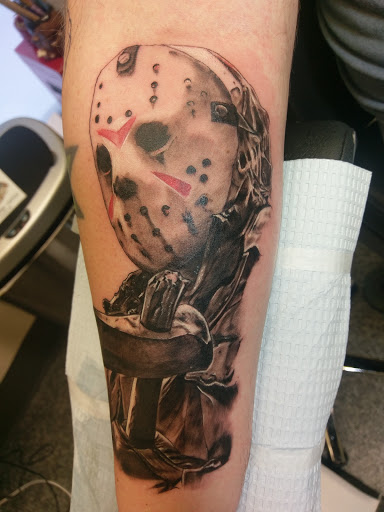 Explore bowhunting tattoo ideas, creative tattoo ideas in Saint Paul, available at Iron Rhino Tattoo