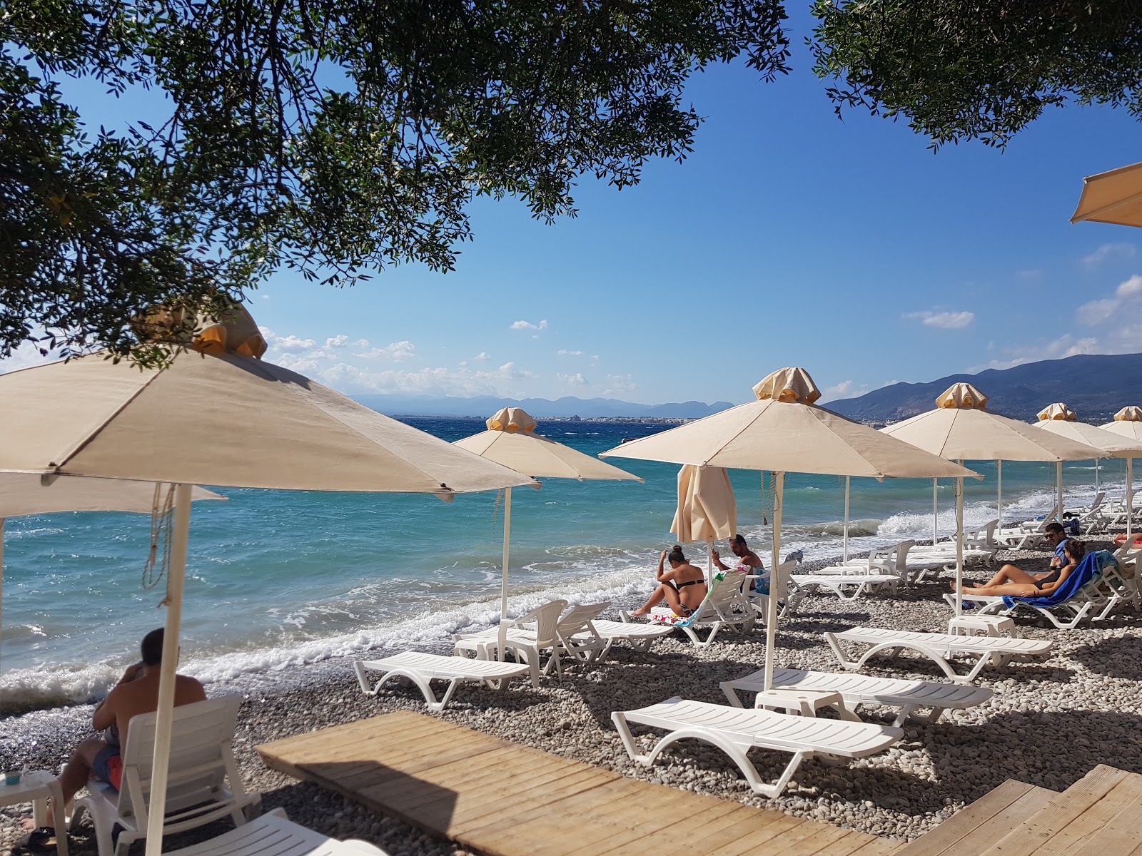 Foto de Paralia Verga área parcialmente reacondicionada