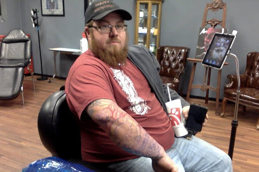 Explore surrender tattoo ideas, creative tattoo ideas in Clinton, available at Ritual Custom Tattoos