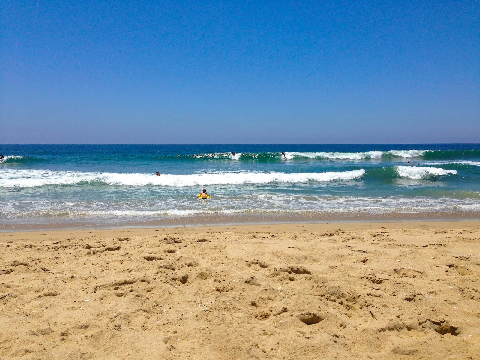 Photo of Newport Beach with turquoise water surface