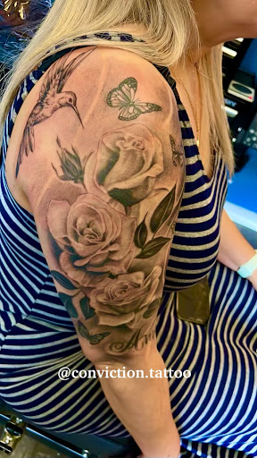 Explore small star tattoo ideas, creative tattoo ideas in San Jose, available at Conviction Tattoo Studio