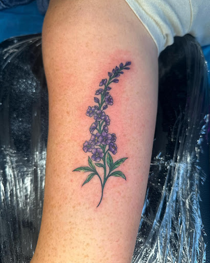Explore tattoos for behind the ear ideas, creative tattoo ideas in Belgrade, available at The Loyal Sparrow Tattoo and Piercing