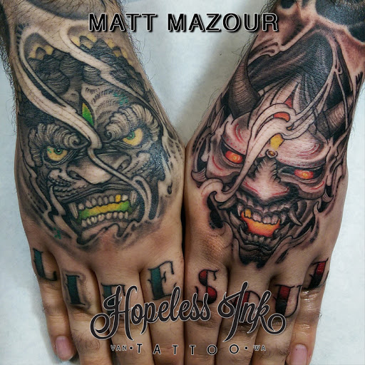 Explore auto tattoo ideas, creative tattoo ideas in Vancouver, available at Hopeless Tattoo & Piercing