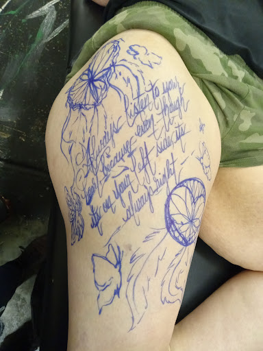 Find earth tattoo ideas for your next unique tattoo in Paris at My Body My Canvas Tattoos,Body Piercings and Permenant Make Up