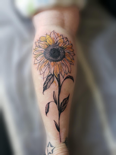 Explore cover up tattoo ideas male forearm, creative tattoo ideas in Apple Valley, available at 21st Vintage Tattoo