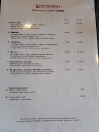 Menu / carte de Caveau d'Eguisheim à Eguisheim