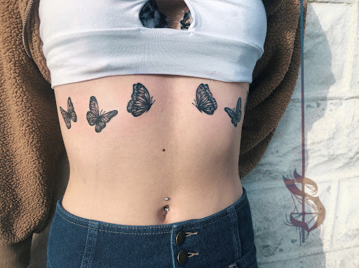 Explore heart tattoo ideas with names, creative tattoo ideas in Lopez Island, available at Soot and Bone Body Art Studio