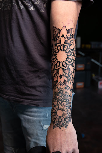 Explore arm tattoo ideas female, creative tattoo ideas in Seaside, available at Sacred 8 Studios