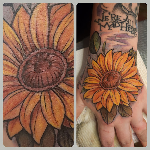 Explore brass knuckle tattoo ideas, creative tattoo ideas in Augusta, available at Mr. Tattoo