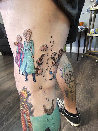 Explore indian chief tattoo ideas, creative tattoo ideas in College Station, available at The Ineffable Tattoo Experience