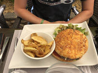 Hamburger végétarien du Restaurant français Côté Terrasse à Seguret - n°3