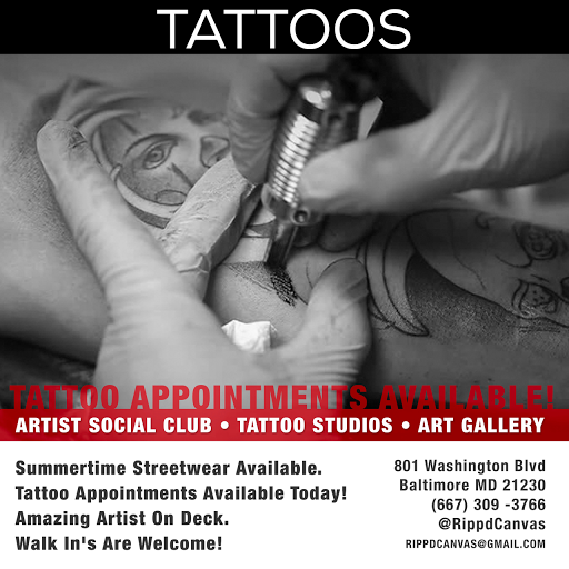 Explore mother and child tattoo ideas, creative tattoo ideas in Baltimore, available at Rippd Canvas Tattoo Shop Artists Social Club