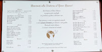 Menu du Trattoria Cervo Bianco Erto à Erto e Casso