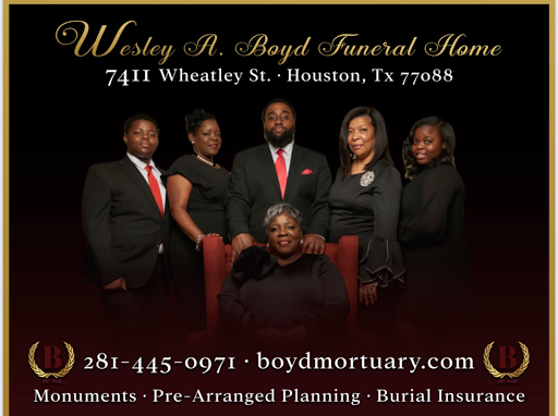 Funeral Home «Boyd Funeral Home», reviews and photos, 7411 Wheatley St, Houston, TX 77088, USA