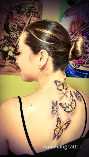 Explore grease tattoo ideas, creative tattoo ideas in Garden Grove, available at Anna Hang Tattoo