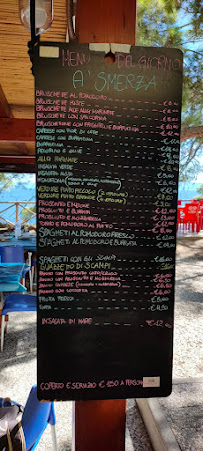 A’smerza à Tremiti Islands menu