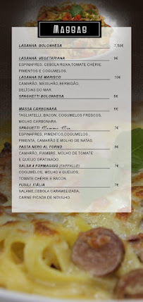 Mamma Mia à Covilhã menu