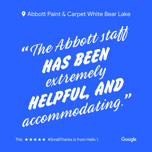 Paint Store «Abbott Paint & Carpet White Bear Lake», reviews and photos, 2223 4th St, White Bear Lake, MN 55110, USA