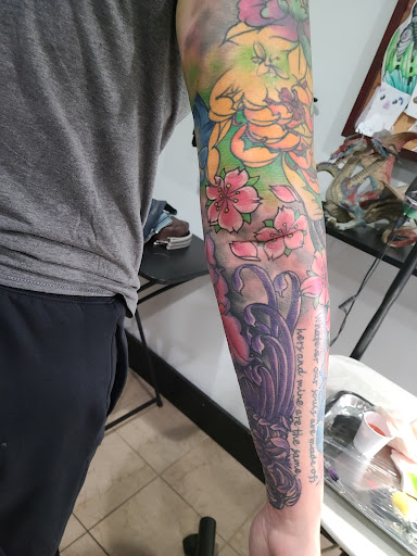 Explore french bulldog tattoo ideas, creative tattoo ideas in Omaha, available at LeVeL UP Tattoo