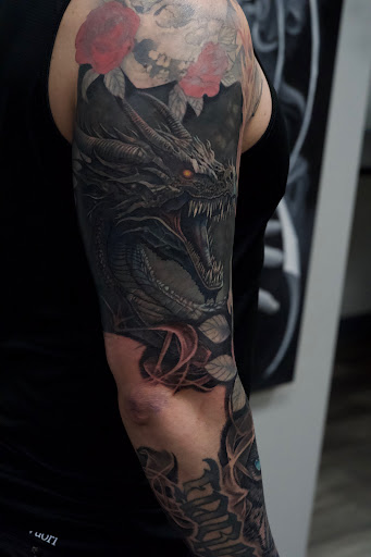 Explore dental tattoo ideas, creative tattoo ideas in Mesa, available at Red Art Tattoo & Piercing Studio