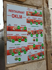 Carte du Restaurant Oklm à Langres