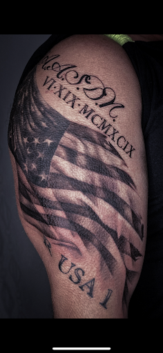 Explore small texas tattoo ideas, creative tattoo ideas in Oak Forest, available at Silver Raven Tattoos