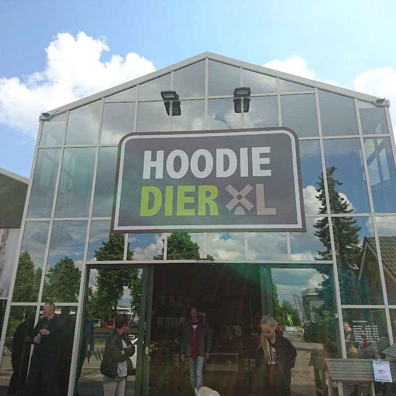 Hoodie Dier XL 1500m² megastore met dierenkliniek en trimsalon