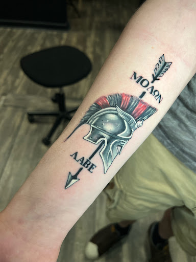 Explore chef tattoo ideas, creative tattoo ideas in Goose Creek, available at Red Kirin Tattoo