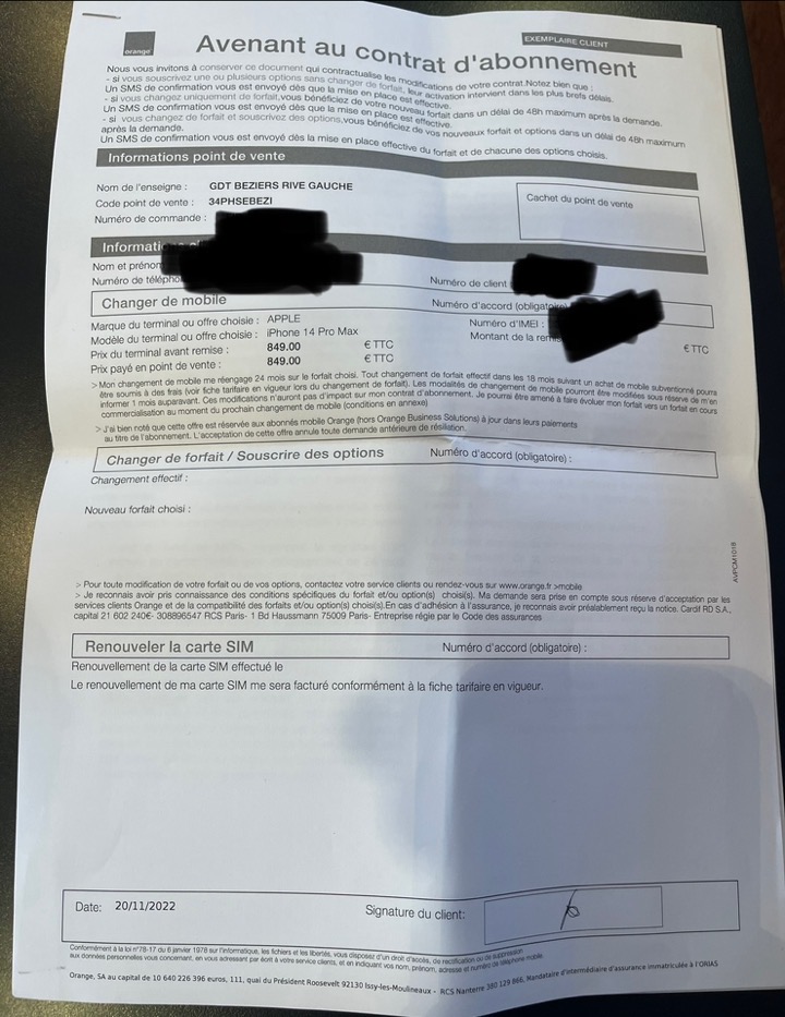 Photo n° 1 de l'avis de thibault. fait le 22/11/2022 à 14:04