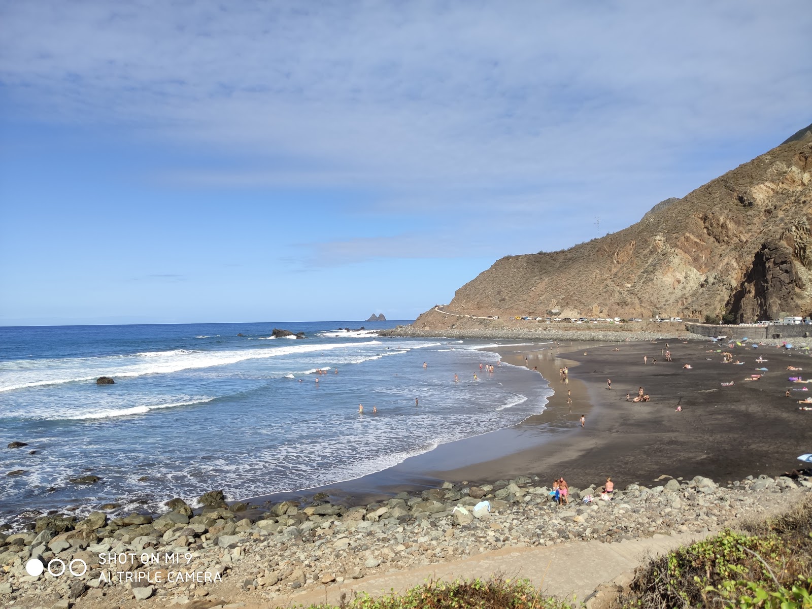 Foto de Praia de Benijo com água cristalina superfície