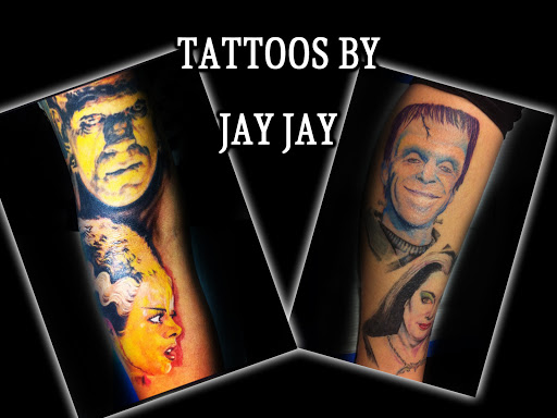 Explore film tattoo ideas, creative tattoo ideas in Toledo, available at Perfectly Pierced & Permanently Scarred, Permanent Skin Artistry