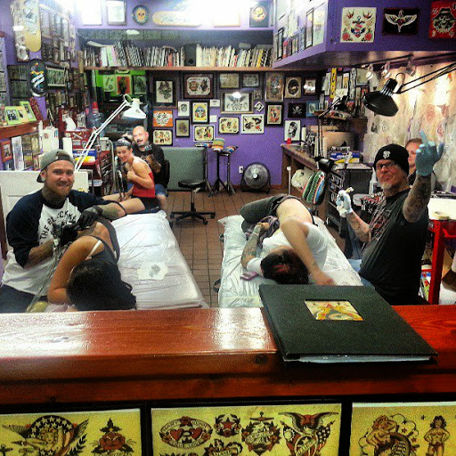 Explore american sleeve tattoo ideas, creative tattoo ideas in Santa Rosa, available at Avenue Tattoo