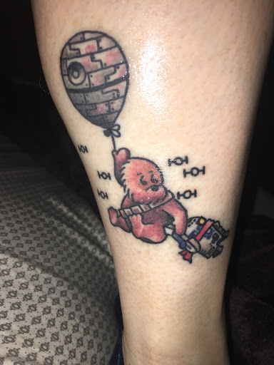 Explore star sleeve tattoo ideas, creative tattoo ideas in Pico Rivera, available at Infamous Ink