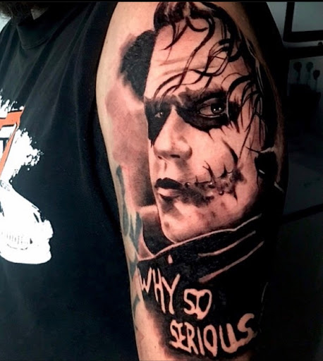 Explore comic book tattoo ideas, creative tattoo ideas in Fontana, available at Iconiq Tattoo Studio