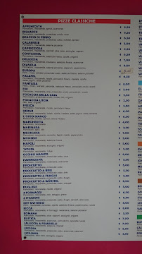 Menu / carte de L'orso Bianco...pizzeria d'asporto...forno a legna...specialita kebap à Airuno