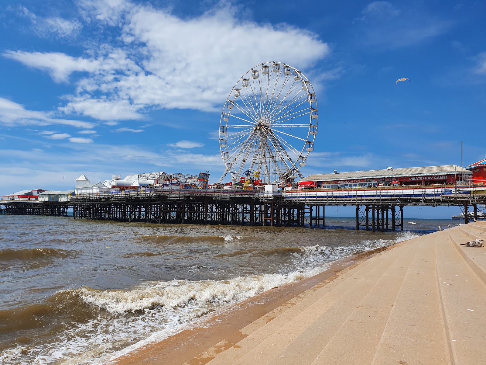 Foto av Blackpool Beach - populär plats bland avkopplingskännare
