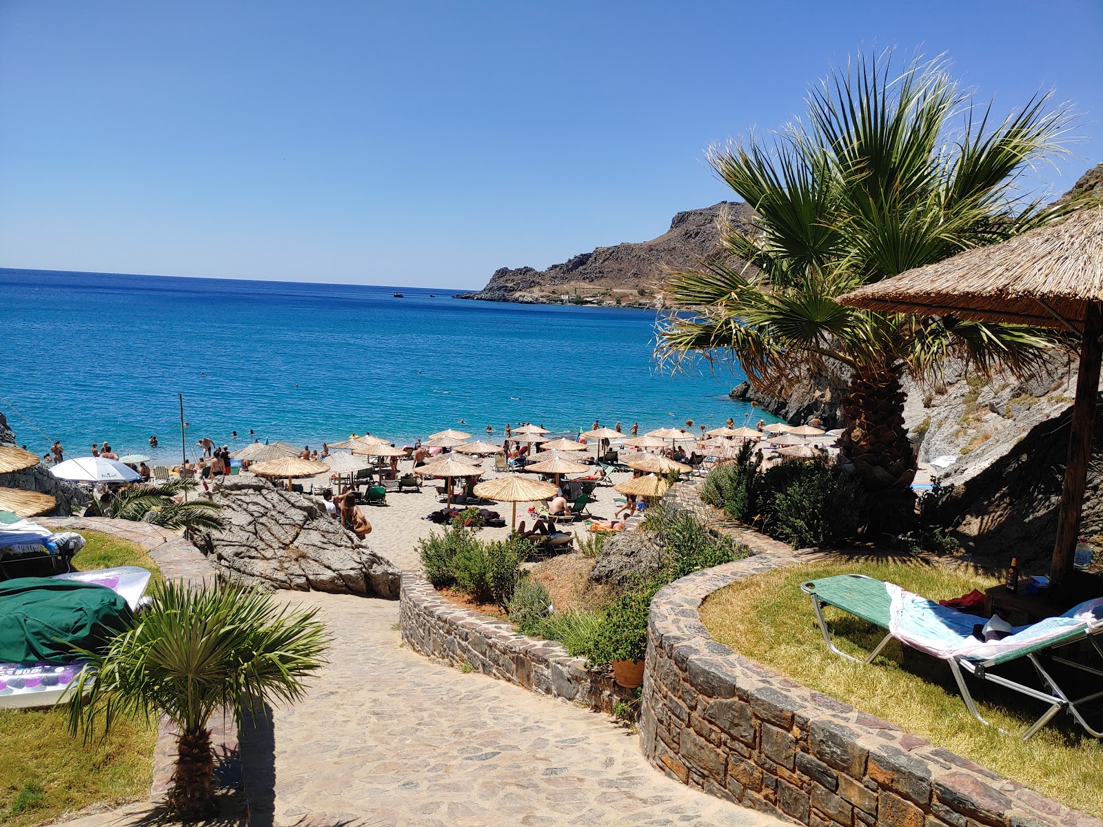 Photo of Ammoudaki beach located in natural area