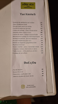 Restaurant de tapas Cote Rue à Marseille - menu / carte