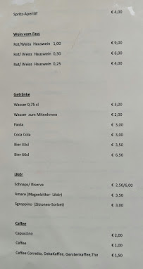 Menu / carte de Agriturismo Le Manciane à Cavallino-Treporti