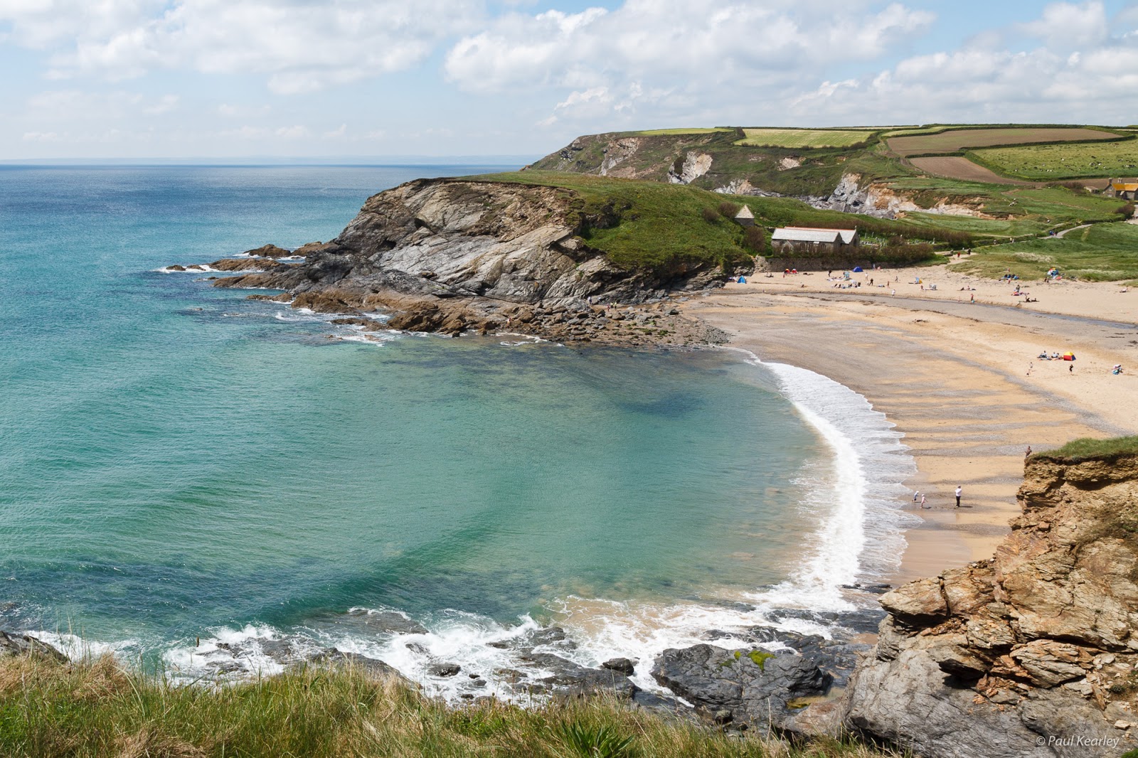 Photo of Gunwalloe beach II with bright sand surface