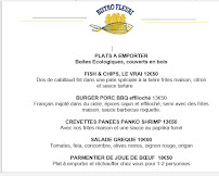 Bistro Le Bistro Fleuri à Villerville (le menu)